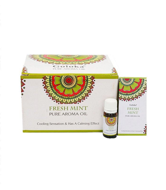 Goloka Fresh Mint Pure Aroma Oil 10ml - 12pz